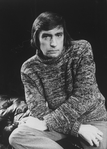 Playwright Edward Albee on the set of the Broadway production of his play "All Over".