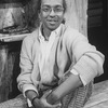 Director/playwright George C. Wolfe on the set of the NY Shakespeare Festival production of the play "The Caucasian Chalk Circle"