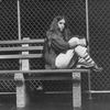Composer Elizabeth Swados on the set of the Broadway production of the musical "Runaways.".