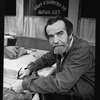 Playwright Athol Fugard on the set of the Broadway production of his play "Master Harold...And The Boys"