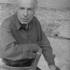 Theater director Peter Brook on the set of the Broadway production of the opera "La Tragedie De Carmen.".