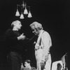 (L-R) Director Jonathan Miller working with actor Jack Lemmon during a rehearsal of the Broadway revival of the play "Long Day's Journey Into Night."