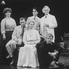 Director Jonathan Miller (R) with actors Jodie Lynne McClintock, Kevin Spacey, Bethel Leslie, Peter Gallagher and Jack Lemmon of the Broadway revival of the play "Long Day's Journey Into Night"