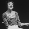 Mime Marcel Marceau performing in his one-man show "Marcel Marceau On Broadway.".