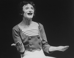 Mime Marcel Marceau performing in his one-man show "Marcel Marceau On Broadway.".