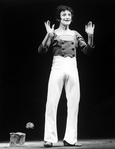 Mime Marcel Marceau performing in his one-man show "Marcel Marceau On Broadway.".