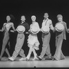 Entertainer Shirley MacLaine (R) with unidentified dancers in a number from the show "Shirley MacLaine On Broadway.".