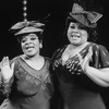 (L-R) Actresses Nell Carter and Armelia McQueen in a scene from the Broadway production of the musical "Ain't Misbehavin'.".