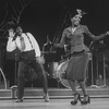 Actors Charlaine Woodard and Andre De Shields dancing in a scene from the Broadway production of the musical "Ain't Misbehavin'.".