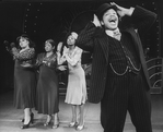 (L-R) Actors Armelia McQueen, Nell Carter, Charlaine Woodard and Ken Page in a scene from the Broadway production of the musical "Ain't Misbehavin'.".