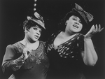 (L-R) Actresses Nell Carter and Armelia McQueen in a scene from the Broadway revival of the musical "Ain't Misbehavin'.".