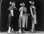 (L-R) Actresses Armelia McQueen, Nell Carter and Charlaine Woodard in a scene from the Broadway revival of the musical "Ain't Misbehavin'.".