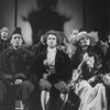 (C-R) Actors Dennis Boutsikaris (as Mozart) and Mary Elizabeth Mastrantonio in a scene from the Broadway production of the play "Amadeus"