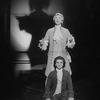 Actors Dennis Boutsikaris (B, as Mozart) and Frank Langella (T, as Salieri) in a scene from the Broadway production of the play "Amadeus"