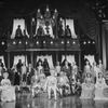 Actors Mark Hamill as Mozart (B) and David Birney as Salieri (T) in a scene from the Broadway production of the play "Amadeus"