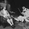 Actors Mark Hamill as Mozart (R) and David Birney (3R) as Salieri with others in a scene from the Broadway production of the play "Amadeus"