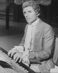 Actor David Birney as Salieri in a scene from the Broadway production of the play "Amadeus"