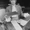 Actor David Birney as Salieri in a scene from the Broadway production of the play "Amadeus"