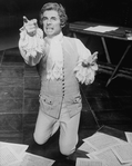Actor David Birney as Salieri in a scene from the Broadway production of the play "Amadeus"