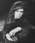 Actress Liv Ullmann in a scene from the Broadway revival of the play "Anna Christie.".