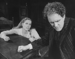 Actors John Lithgow and Liv Ullmann in a scene from the Broadway revival of the play "Anna Christie.".