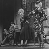 Robert Fitch (as Rooster Hannigan), Dorothy Loudon (as Miss Hannigan) and Barbara Erwin (as Lily St. Regis) in the "Easy Street" scene of the stage production Annie