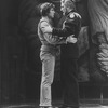 (L-R) Actors David Birney and Philip Bosco in a scene from the Lincoln Center Repertory production of "Antigone"