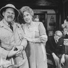 (2L-R) Actors Jean Stapleton, Abe Vigoda, William Hickey and Polly Holliday in a scene from the Broadway revival of the play "Arsenic And Old Lace."