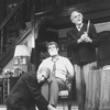 (L-R) Actors William Hickey, Tony Roberts and Abe Vigoda in a scene from the Broadway revival of the play "Arsenic And Old Lace."