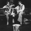 (L-R) Actresses Annie Golden and Debra Monk as pres. assassins Lynette "Sqeaky" Fromme and Sarah Jane Moore in a scene from the Playwrights Horizons production of the musical "Assassins".