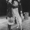 Actress Andrea McArdle as Little Orphan Annie with Sandy the dog in a scene from the Broadway production of the musical "Annie.".