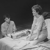 Actors Liz Callaway and Todd Graff in the Broadway production of the musical "Baby".
