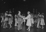 Actors Dorothy Loudon and Vincent Gardenia (C) in a scene from the Broadway production of the musical "Ballroom"