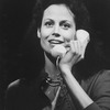 Actress Sigourney Weaver speaking on the phone in a scene from the Phoenix Theatre production of the play "Beyond Therapy.".