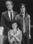 Actors John Lithgow (L) and Dianne Wiest (C) in a scene from the Broadway production of the play "Beyond Therapy.".