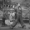 Actor John Goodman in a scene from the Broadway production of the musical "Big River"