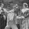 (2L-R) Actors Daniel Jenkins (as Huck Finn), Ron Richardson and Susan Browning in a scene from the Broadway production of the musical "Big River"