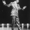 Hoofer Bunny Briggs tap dancing in a scene from the Broadway production of the musical "Black And Blue"