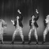 Singer Carrie Smith and dancers in a scene from the Broadway production of the musical "Black And Blue"