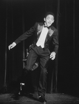 Hoofer Savion Glover tap dancing in a scene from the Broadway production of the musical "Black And Blue"