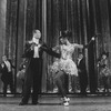 Tap dancers performing in a scene from the Broadway production of the musical "Black And Blue"