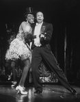 Tap dancers performing in a scene from the Broadway production of the musical "Black And Blue"