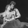 Singers Patti Cohenour and David Carroll in a scene from the NY Shakespeare Festival production of the opera "La Boheme."