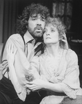 Singers Patti Cohenour and Gary Morris in a scene from the NY Shakespeare Festival production of the opera "La Boheme."
