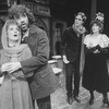 (L-R) Singers Patti Cohenour, Gary Morris, Howard McGillin and Cass Morgan in a scene from the NY Shakespeare Festival production of the opera "La Boheme."