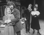 (L-R) Singers Patti Cohenour, Gary Morris, Howard McGillin and Cass Morgan in a scene from the NY Shakespeare Festival production of the opera "La Boheme."