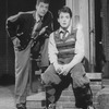 (L-R) Actors Patrick Breen and Matthew Broderick in a scene from the Broadway production of the play "Brighton Beach Memoirs.".