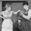 Actors Marilyn Chris and Matthew Broderick in a scene from the Broadway production of the play "Brighton Beach Memoirs.".