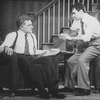 (R-L) Actors Mark Nelson and Charles Cioffi in a scene from the Broadway production of the play "Brighton Beach Memoirs.".