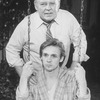 (T-B) Actors Carroll O'Connor and Dennis Christopher in a scene from the Broadway production of the play "Brothers"
